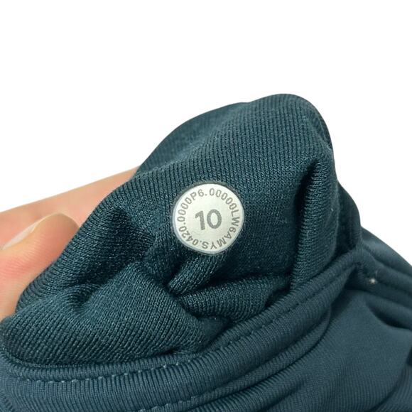 Lululemon All The Right Places Crop II 23" Leggings Sz 10 Set of 2 Blue Green - Picture 4 of 6